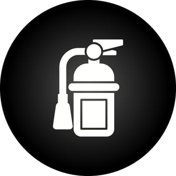 Fire Extinguisher Line Icon vector