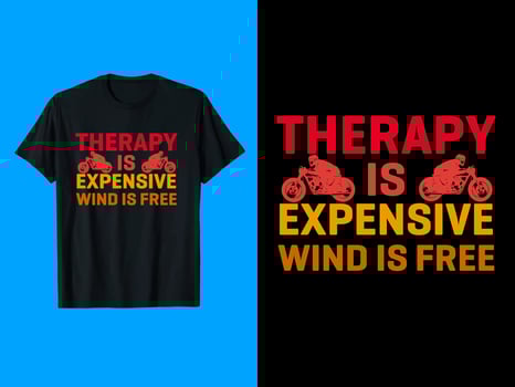 Therapy is Expensive Wind is Free vector