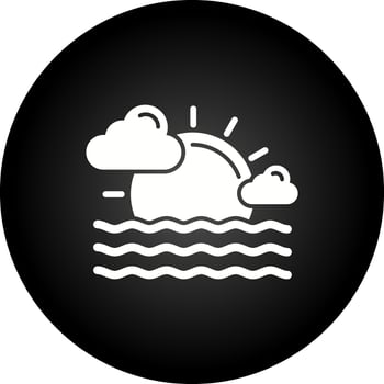 Sunset Vector Icon