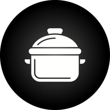 Cooking Pot Vector Icon