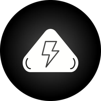 Electrical Hazard Vector Icon