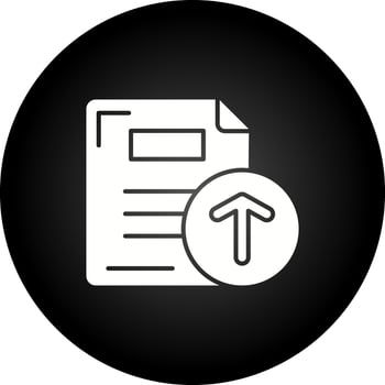 Files Upload Vector Icon