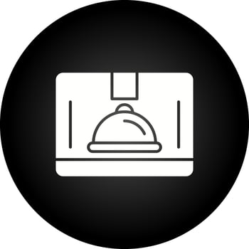 Food Delivery Box Vector Icon