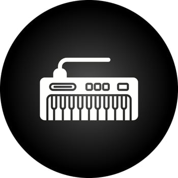 Piano Vector Icon