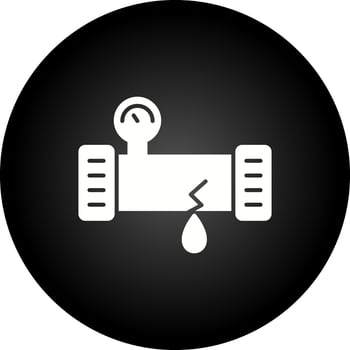 Broken Pipe Vector Icon