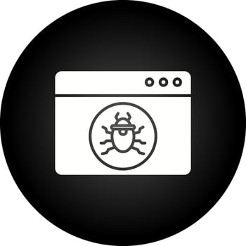 Website Attack Vector Icon