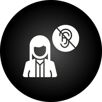Deaf Vector Icon