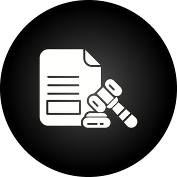 Legal Paper Vector Icon