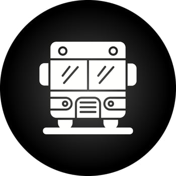 Bus Line Icon vector