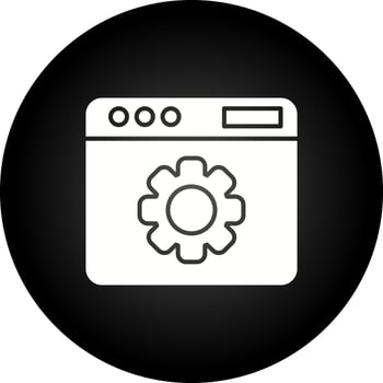 Web Settings Vector Icon