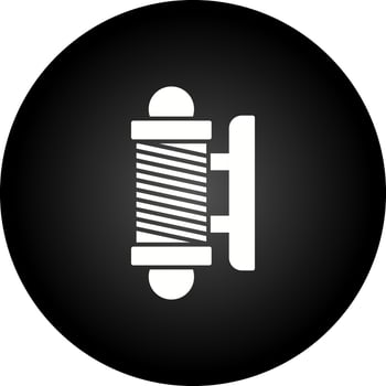Barber Shop Pole Vector Icon