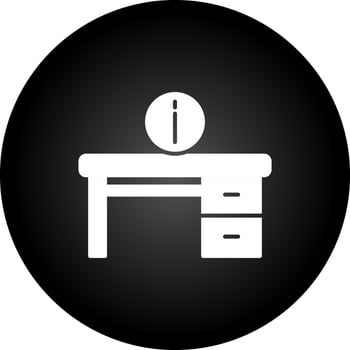 Information Desk Vector Icon
