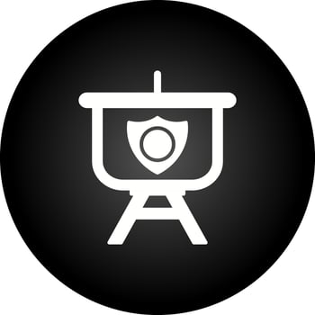 Security Presentation Vector Icon
