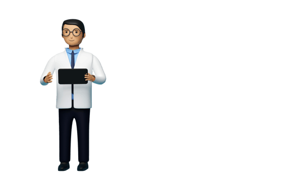 3D Render Of Male Doctor png
