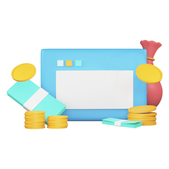 3D Rendering of Business Financial Concept png