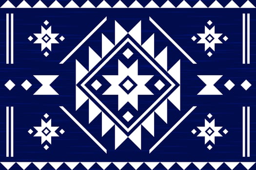 Carpet ethnic tribal pattern art. Geometric ethnic seamless pattern in tribal. Mexican style. vector