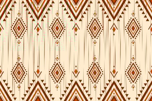 Beautiful ethnic pattern art. Geometric ethnic seamless pattern in tribal, folk embroidery, and Mexican style. vector