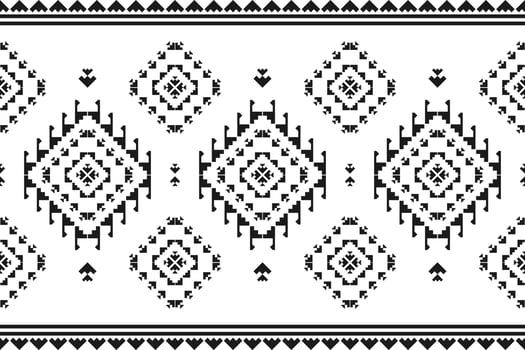 Geometric ethnic seamless pattern traditional. Aztec ethnic ornament print. Tribal pattern style. vector