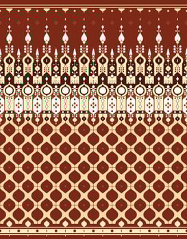 geometric ethnic fabric pattern for cloth carpet wallpaper background wrapping etc. vector