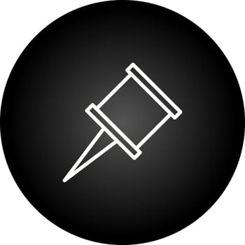 Pin Vector Icon