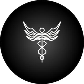 Caduceus Vector Icon
