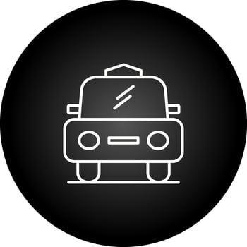 Cab Vector Icon