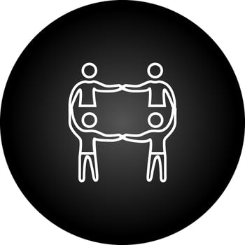 Team Work Vector Icon