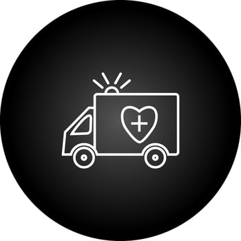 Ambulance Vector Icon
