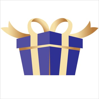 gift box vector, illustration, symbol vector