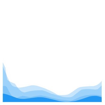 Beach landscape with waves png
