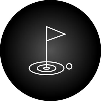 Golf Vector Icon