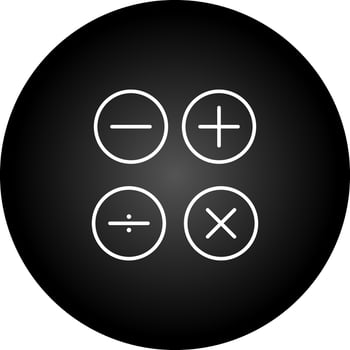 Math Symbols Vector Icon