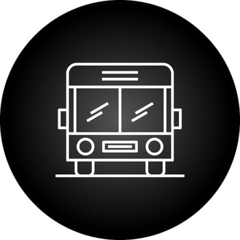 School bus Vector Icon