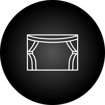 Stage Vector Icon