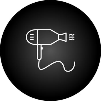 Hair Dryer Vector Icon
