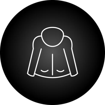 Warm jacket Vector Icon