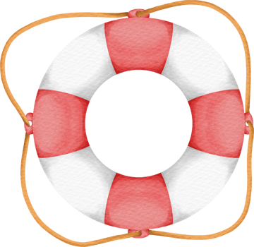 watercolor life buoy png