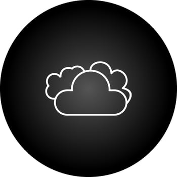 Cloudy Weather Vector Icon