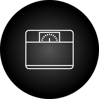 Weighing Machine Vector Icon