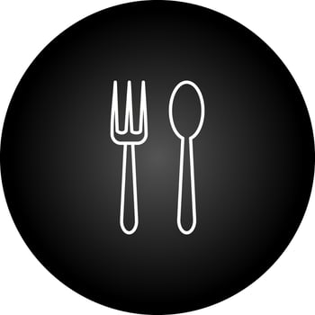 Spoon and Fork Vector Icon