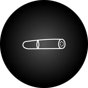Cigar Vector Icon