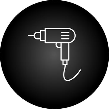 Drill Machine Vector Icon