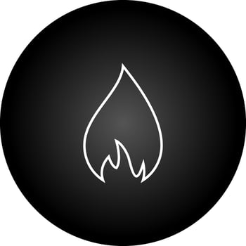 Flame Vector Icon