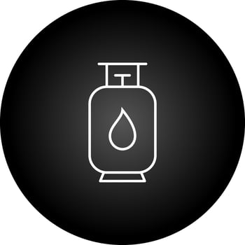 Gas Cylinder Vector Icon