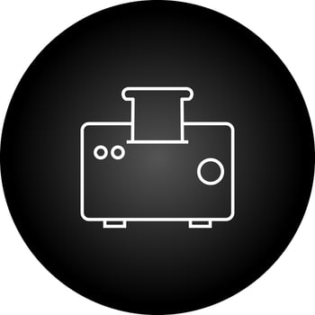 Toaster Vector Icon