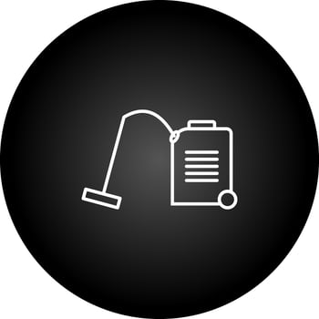 Vaccum Cleaner Vector Icon