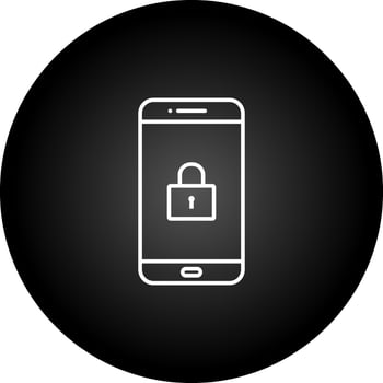 Lock Screen Vector Icon
