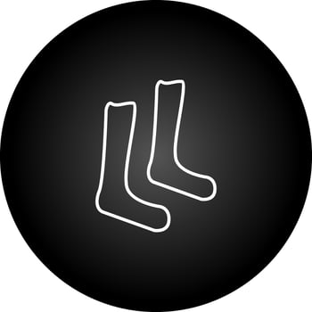 Pair of Socks Vector Icon