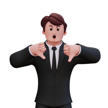 3D Character Businessman png