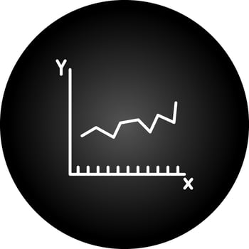 Graph Vector Icon